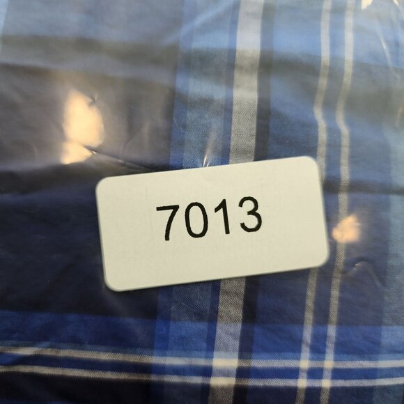 Mens Ralph Lauren Blue Plaid Shirt Classic Fit Button Down Long Sleeve Size L - Picture 9 of 9